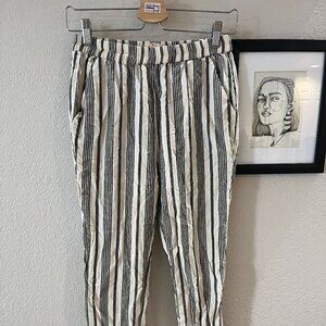 Marine Layer Allison Pants -- Blue and White